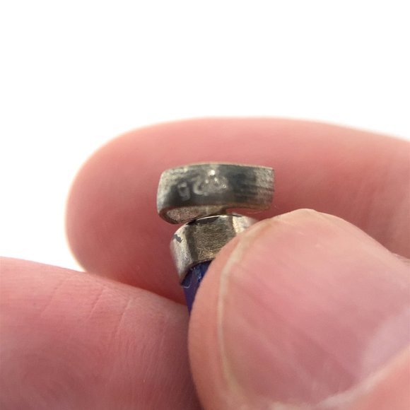 Lapis Lazuli 19.95ct Solid 925 Sterling Silver Pendant - Picture 3 of 7